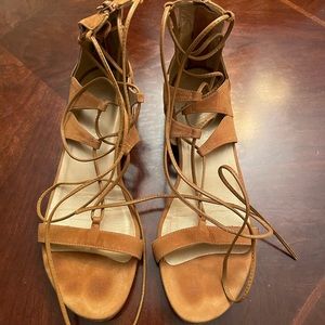 Stuart Weitzman Suede Sandal Size 39